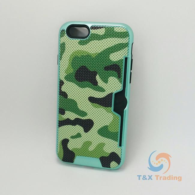 Apple iPhone 6 / 6S - Military Camouflage Credit Card Case
