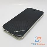 Apple iPhone 6 / 6S - WUW Luxury Flip Cloth Leather Wallet Case