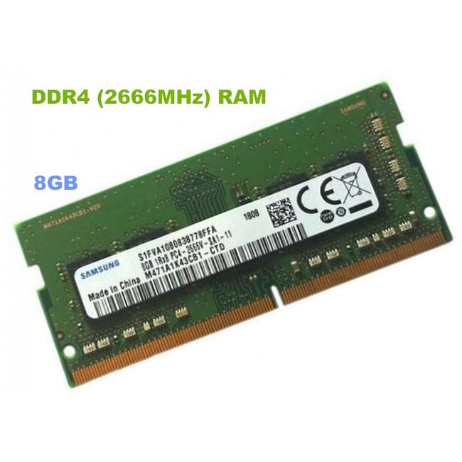 8GB Memory DDR4 RAM ( Pulled,  Major Brand)