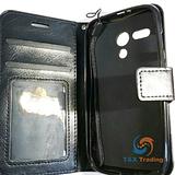 Motorola Moto G - Book Style Wallet Case With Strap