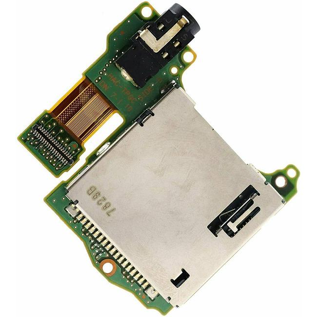 game cartridge reader slot with headphone jack for Nintendo Switch