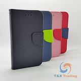 Universal M (4.2-4.4 inch) - Book Style Wallet Case with Strap