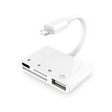 Lightning to 4 in 1 Function Adapter for USB C / SD Card / TF Card / USB
