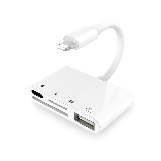 Lightning to 4 in 1 Function Adapter for USB C / SD Card / TF Card / USB