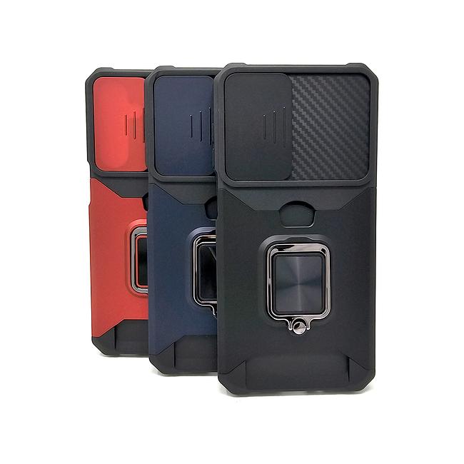 Samsung Galaxy A16 4G / A16 5G  - Secure Card Holder Magnet Enabled Case with Ring Kickstand