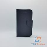 Universal M (4.2-4.4 inch) - Book Style Wallet Case with Strap