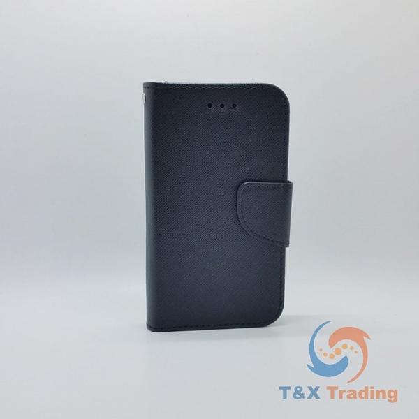 Universal M (4.2-4.4 inch) - Book Style Wallet Case with Strap