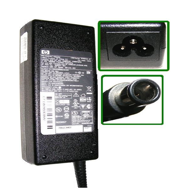 90W Laptop Charger 7.4mmх5.0mm  [USED] HP / Dell (Mixed Lot, See Picture)