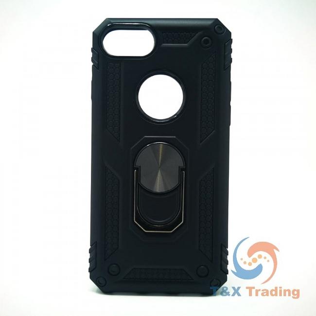 Apple iPhone 6+ / 6S+ / 7+ / 8 Plus - Transformer Magnet Enabled Case with Ring Kickstand