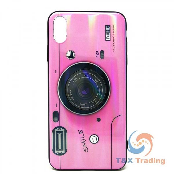 Apple iPhone XS Max - Holographic Camera Case with Pop Socket