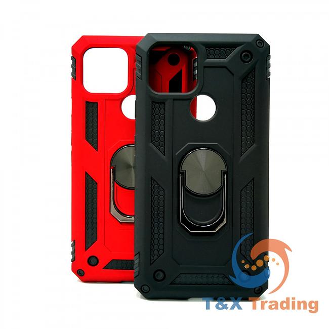 Google Pixel 5 - Transformer Magnet Enabled Case with Ring Kickstand