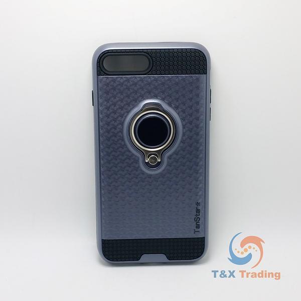 Apple iPhone 7 Plus / 8 Plus - TanStar Magnet Enabled Case with Ring Kickstand