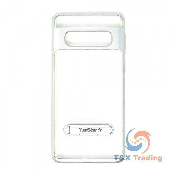 Samsung Galaxy S10e - TanStar Aluminum Bumper Frame Case with Kickstand