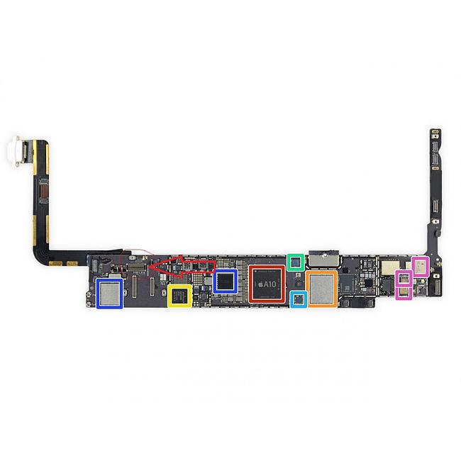 LCD FPC connector for Apple iPad 7 2019 10.2"  A2198 A2200