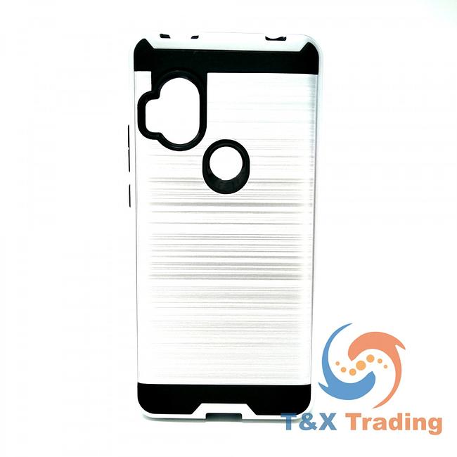 Motorola One Hyper - Slim Sleek Brush Metal Case