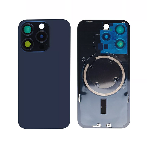 back cover glass with metal for iPhone 15 Pro Max