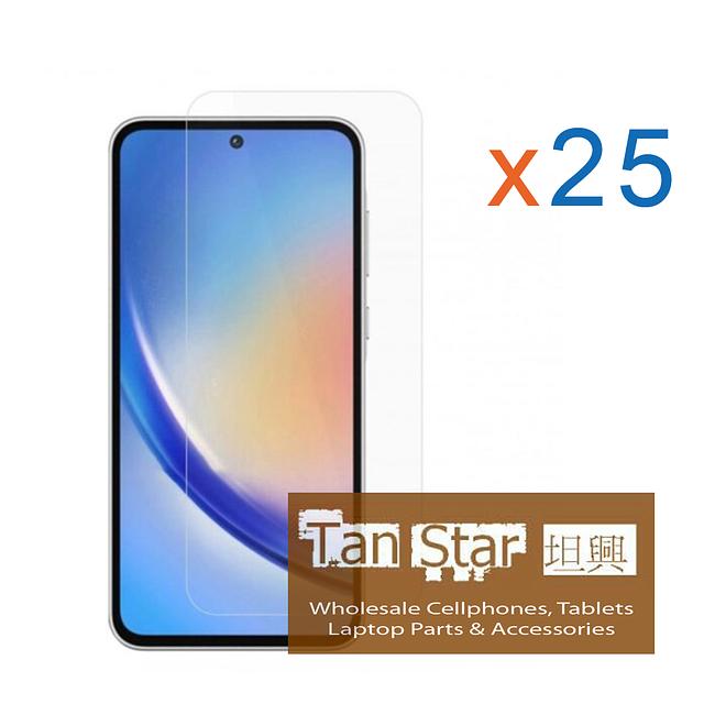Samsung Galaxy A35 5G / A55 5G / A56 5G / S24 FE Bulk (25Pcs) Tempered Glass Screen Protector