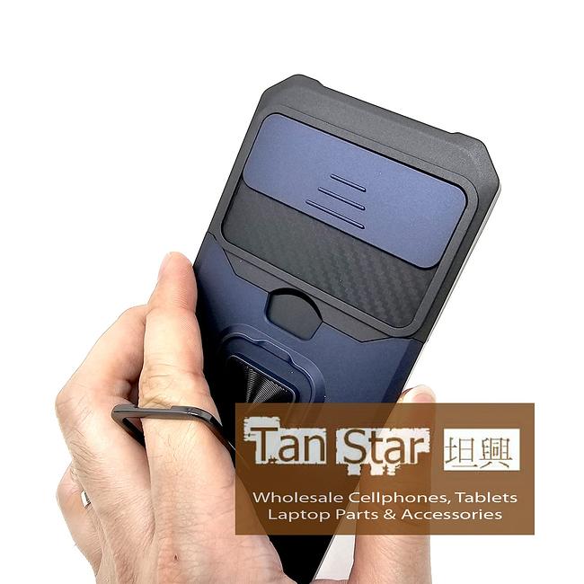 Google Pixel 9a - Secure Card Holder Magnet Enabled Case with Ring Kickstand