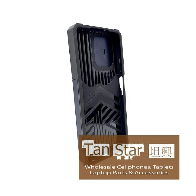 Motorola Moto G Play 2025 - Secure Card Holder Magnet Enabled Case with Ring Kickstand