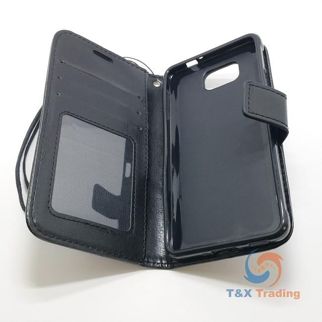 Samsung Galaxy S6 - Book Style Wallet Case with Strap