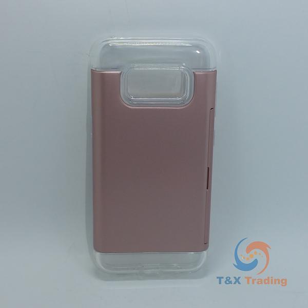 Samsung Galaxy S7 - Shock Resistant Credit Card Slider Case