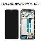 LCD with frame OEM for Xiaomi Redmi Note 12 Pro 4G