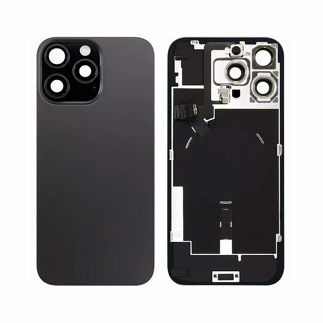 back glass with metal and flex for iPhone 16 Pro Max