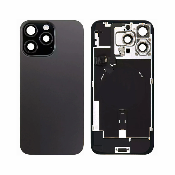 back glass with metal and flex for iPhone 16 Pro Max