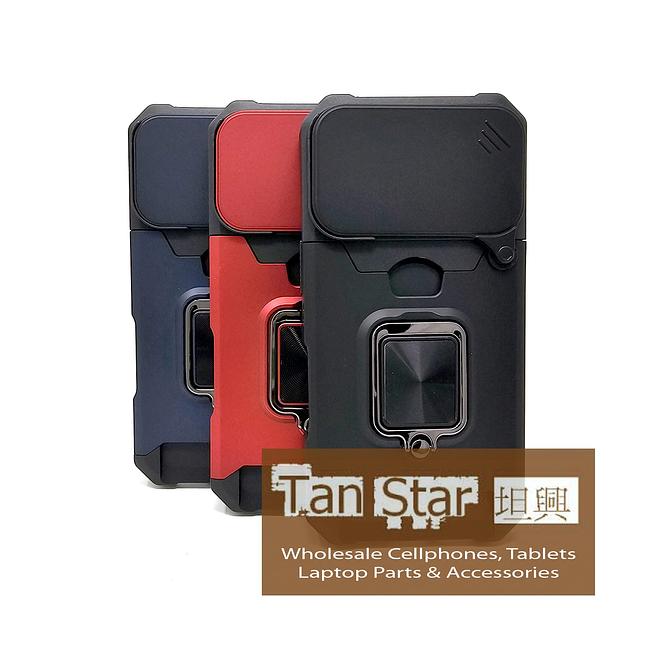 Apple iPhone 17 Pro - Secure Card Holder Magnet Enabled Case with Ring Kickstand