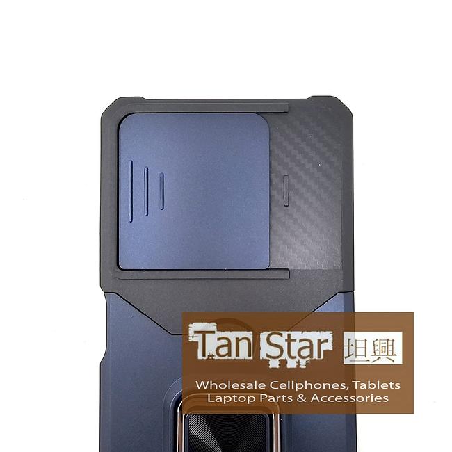 Motorola Moto G Play 2025 - Secure Card Holder Magnet Enabled Case with Ring Kickstand