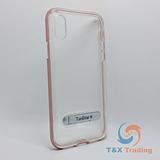 Apple iPhone X / XS - TanStar Aluminum Bumper Frame Case with Kickstand