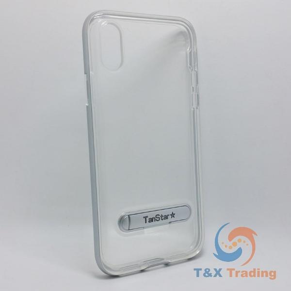Apple iPhone X / XS - TanStar Aluminum Bumper Frame Case with Kickstand