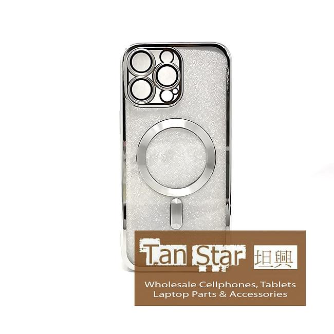 Apple iPhone 16 - SPARKLE Chrome Edge Magnet RING Silicone Case