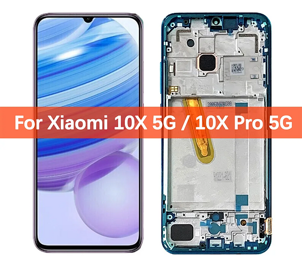 Lcd digitizer with frame for Xiaomi Redmi 10X 5G Redmi 10X Pro (original pull, good condition)