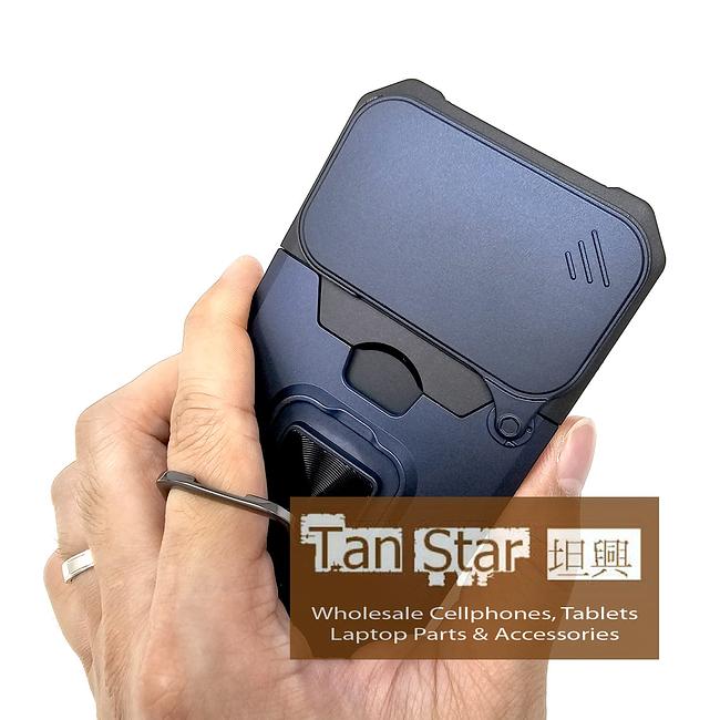 Apple iPhone 17 Pro - Secure Card Holder Magnet Enabled Case with Ring Kickstand