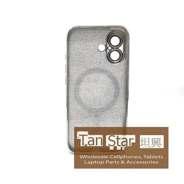 Apple iPhone 17 - SPARKLE Chrome Edge Magnet RING Silicone Case