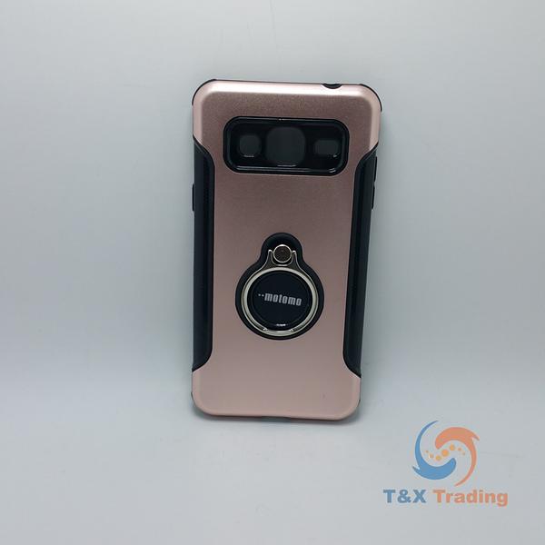 Samsung Galaxy J3- Aluminum Case with Ring Kickstand