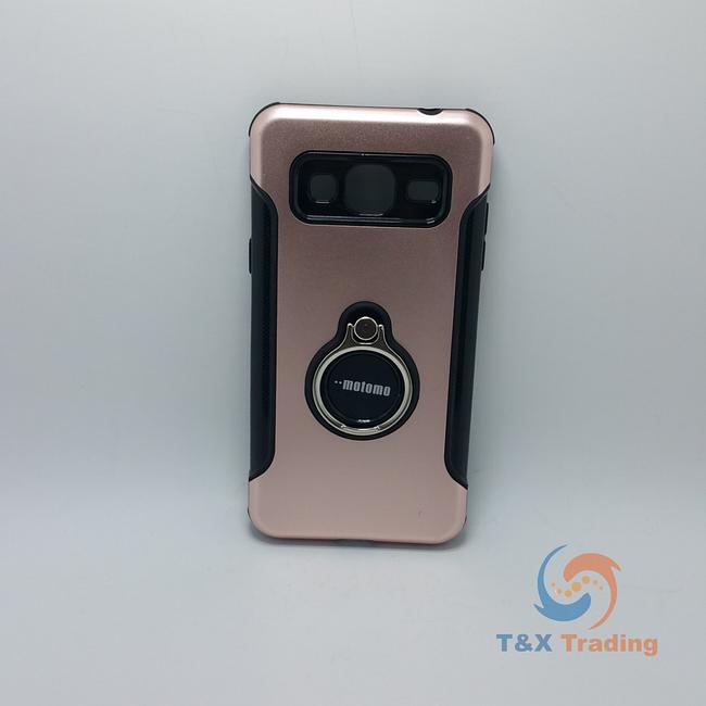 Samsung Galaxy J3- Aluminum Case with Ring Kickstand
