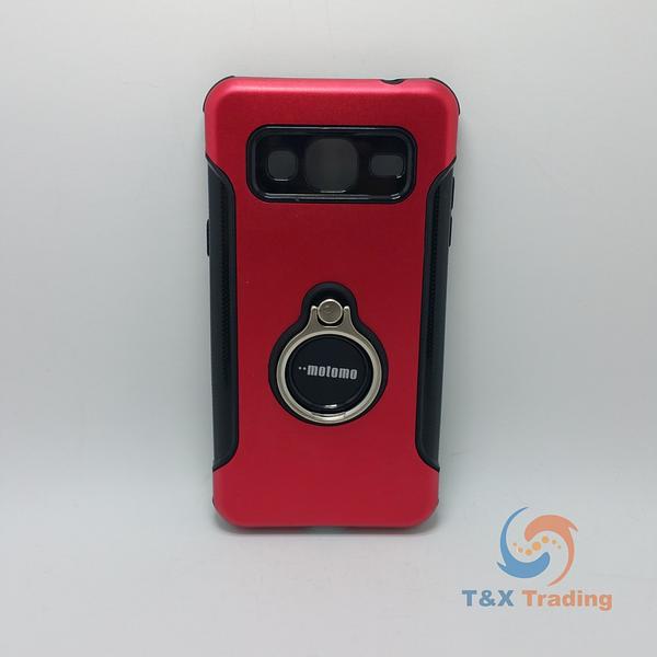 Samsung Galaxy J3- Aluminum Case with Ring Kickstand