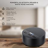 DEEP White Noise Machine & Wireless Bluetooth Speaker