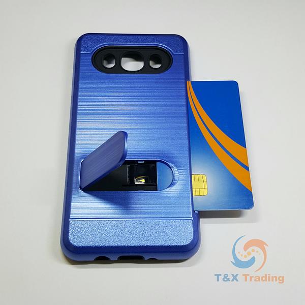 Samsung Galaxy J5 (2016) - Credit Card Holder Case with Kickstand