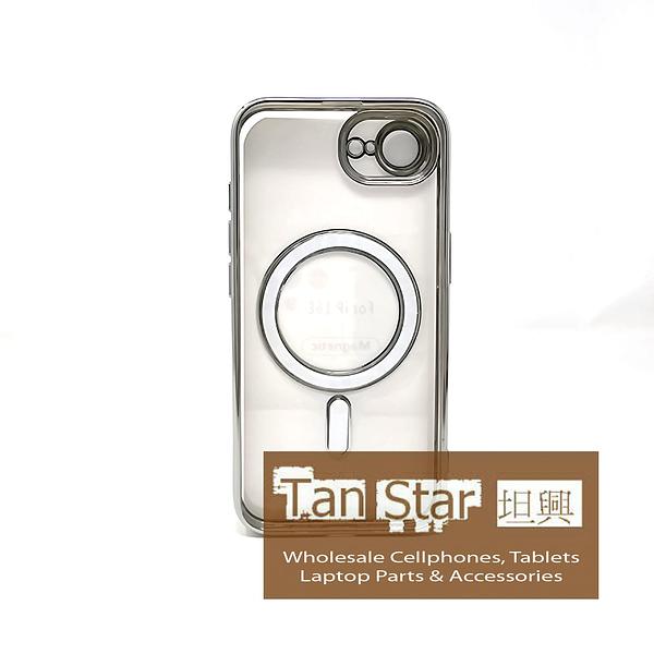 Apple iPhone 16e - Chrome Edge Magnet RING Silicone Case